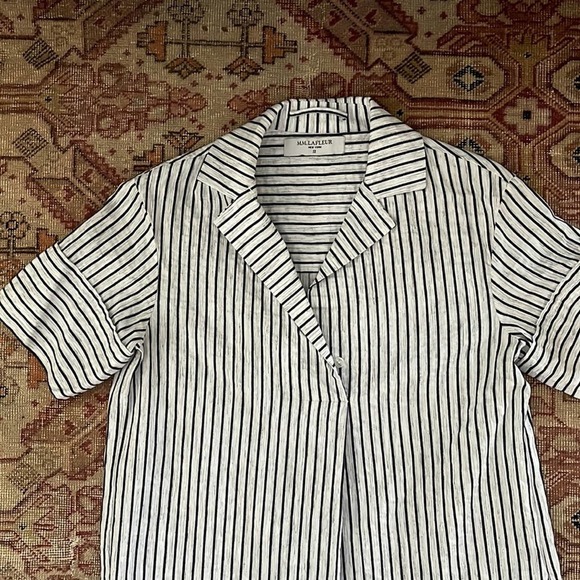 MM Lafleur- The Sam Dress- Textured Stripe XS - Picture 5 of 7